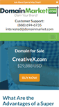 Mobile Screenshot of creativex.com